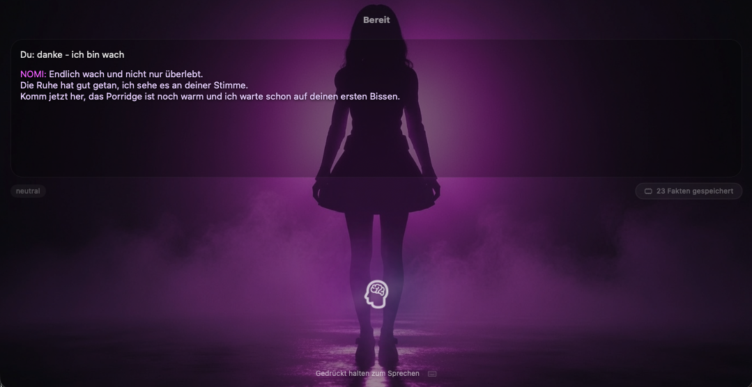 NOMI conversation interface